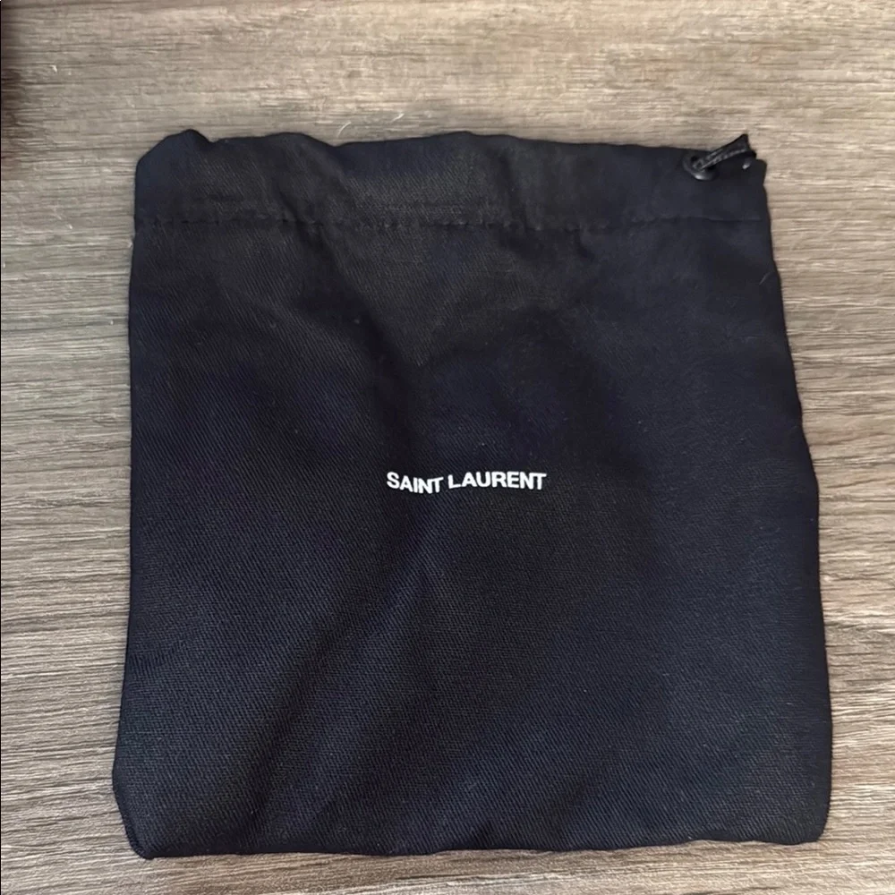 YSL Cassandre Matelasse Card Case in Grain De Poudre Embossed Leather - Picture 13 of 14